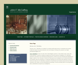 mccaffrey-law.com: Cleveland White Collar Crime Attorney | Ohio Criminal Defense Corporate Fraud Lawyer Columbus OH Akron
John F. McCaffrey is a Cleveland, Ohio, civil and criminal defense attorney with significant experience in handling white collar crimes defense. To contact John F. McCaffrey, call 216-623-0900.