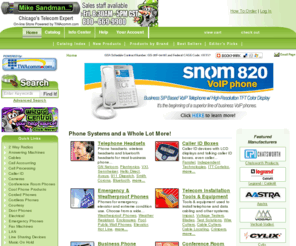 sandman-store.com: Telephones - Sandman-Store.com
Sandman-Store.com is The World's Biggest Telecom Store TM with a huge selection of telephones, headsets, telecom devices and telecom accessories and telephone installation tools and supplies.