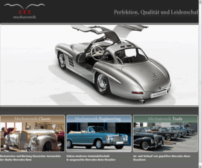 classic-configurator.com: Willkommen bei Mechatronik - The spirit of Classic - spezialisiert auf Oldtimer der Marke Mercedes
Mechatronik - Ihr Partner für Service, Restauration, Handel mit Mercedes Klassikern.