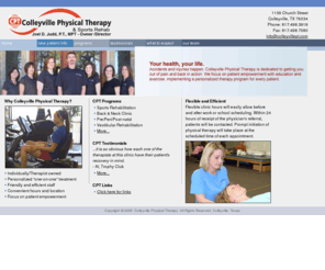 colleyvillept.com: Colleyville Physical Therapy
Insert site description here.