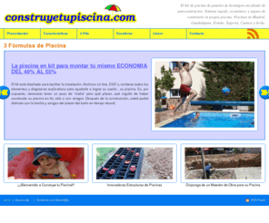 construyetupiscina.com: Piscina prefabricada, construcción o montaje de piscinas
El kit de piscina de paneles de hormigon encofrado de autoconstrución. Sistema rapido, económico y seguro de construirte tu propia piscina. Piscinas en Madrid, Guadalajara, Toledo, Segovia, Cuenca y Ávila.