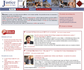 justice-en-ligne.be: Justice en ligne
La justice ne laisse personne indifférent mais il est parfois difficile de la comprendre. Le rythme médiatique favorise les malentendus. Ce site vous propose une autre lecture de l’actualité, (...)