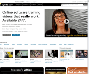 lyndapro.net: Software training online-tutorials for Adobe, Microsoft, Apple & more
Software training & tutorial video library. Our online courses help you learn critical skills. Free access & previews on hundreds of tutorials.