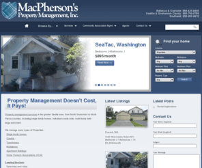 Property Management Seattle on Managementmacpherson S Property Management Services In Seattle