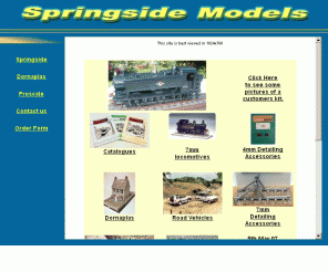 springsidemodels.com: Springside Models
springside models, railway accessories, models trains,