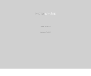 photosphaere.com: Index von PHOTOSPHÄRE
Herzlich willkommen bei PHOTOSPHÄRE - Fotografie & Fotoreportagen von Lüder Kruse