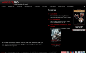 winnerslab.net: Winners Lab
Coach og præstations-udvikler Rasmus Ankersen står bag Winners Lab og bogen En vinders DNA. Desuden er Rasmus efterspurgt for sine foredrag og undervisning i vindermentalitet. 