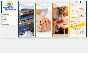 albertinenwohnanlage.com: Albertinen Wohnanlage Halle - Wohnen und Pflege für Senioren
Betreutes Wohnen in der Albertinen-Wohnanlage: Senioren wohnen in einer eigenen Wohnung - Die Pflege wird den Wünschen der Bewohner/Mieter des Senioren-Wohnhauses angepasst und ist in allen Pflegestufen möglich.