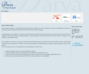 daryavc.com: DARYA VENTURE CAPITAL
Darya Venture Capital