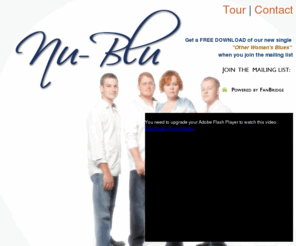 nu-blu.com: Nu-Blu
Official website of Nu-Blu bluegrass artists