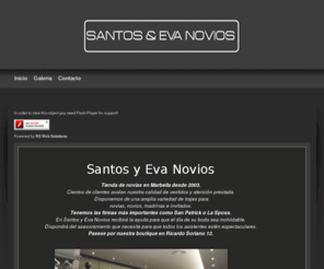 santosyevanovios.com: Tienda de novias Marbella |Tienda de novias en  málaga . Vestidos novia San Patrick
Tienda de novias en marbella.Disponemos de vestidos de novia, trajes de madrina y vestidos de fiesta.Organizamos su boda.Las mejores firmas para su boda.Vestidos de La SPosa.Vestidos de San Patrick.