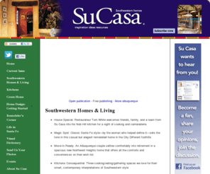 sucasamagazine.com: Su Casa Southwestern Homes
Southwestern homes, interior design, remodeling and gardening