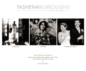 tashenaburroughs.com: Tashena Burroughs Photography
Based in Los Angeles.  Available worldwide.