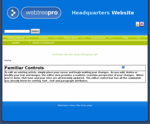 webtreepro.net: Webtreepro Demo Site home page
Awesome website builder!