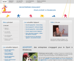 agisport.org: Agisport - Des entreprises s'engagent pour le sport à Strasbourg
AGISPORT : Des entreprises s'engagent pour le Sport à Strasbourg