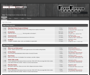 flashfictionforums.com: Flash Fiction Forums - Index
Flash Fiction Forums - Index