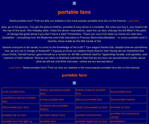 portable-fans.net: portable fans
 portable fans, Need portable fans? Find out why our website is the most popular portable fans site on the internet.