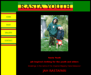 rastayouth.com: Rasta Youth: Jah inspired clothing for the youth and elders
