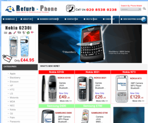 refurb-phone.com: Refurb Phone - Mobile Phones
Choose From A Huge Range Of Refurbished Mobile Phones, Including Nokia, Motorola, HTC, Sony Ericsson, Samsung, Siemens and many more