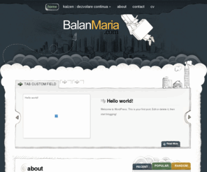 balanmaria.com: BalanMaria.com | Kaizen : Dezvolare Continua - un blog pentru oameni pasionati
