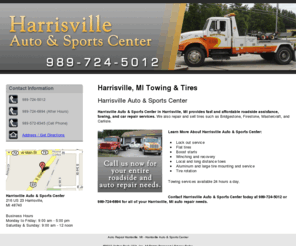 harrisvilleauto.com: Auto Repair Harrisville, MI - Harrisville Auto & Sports Center
Harrisville Auto & Sports Center provides roadside assistance, towing, and car repair to Harrisville, MI. Call 989-724-5012 for roadside and auto repair needs