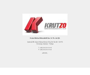 krutzo.com: Krutzo Makina Mühendislik San. Ve Tic. Ltd. Şti.
