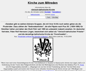 roemischkatholisch.com: Die ursprüngliche Seite der Domain www.katholisch.de
Kirche zum Mitreden - Infos über die

      römisch-katholische Kirche