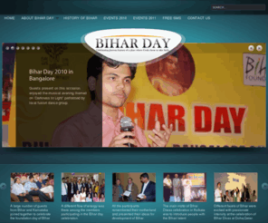 biharday.com: Bihar Day, Bihar Diwas Celebration, March 22 2011
Bihar Day is the one day of the year where over 85 million individual Biharis can come together in shared experience.