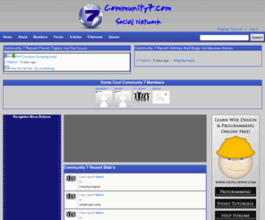 community7.com: Community7.com - Social Community
100% FREE online community with photo profiles, ratings, galleries, communities, forums, blogs, chat, messaging, and much more. Join now and start making ...
