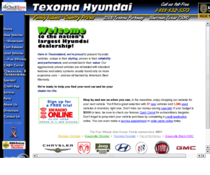 nthyundai.com: Sherman Texas Hyundai Dealers - Texoma Hyundai Home Page
Texoma Hyundai in Sherman Texas