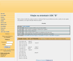 uskb.net: USK "B"
Atletika, sport, závody, soustředění, nějaké zábavé fotky a mnohme více než by kdokoli mohl čekat!