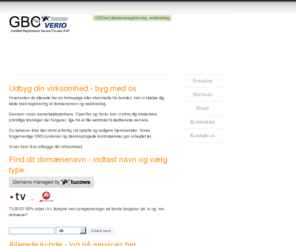 xn--sborg-vua.net: GBCnet:Domæneregistrering og webhosting
Gbcnet tilbyder domæneregistrering og seriøs webhosting til særdeles favorable priser