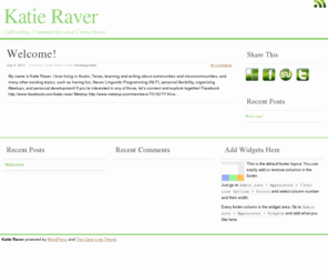 katieraver.com: Katie Raver
Joomla! - the dynamic portal engine and content management system