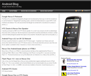 nexusoneblog.co.uk: Google Android Nexus Phone Blog | Google Android Nexus One Blog
Google Andoid Nexus Phone Blog - The premier site for Google Android Phones