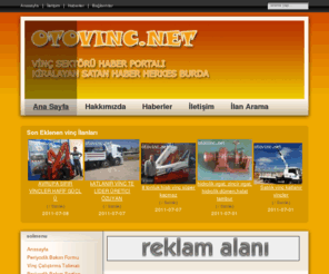 otovinc.net: www.otovinc.net - Ana Sayfa
ikinci el vinç satılık vinç vinç haber magazin portalı, tomruk yükleme katlanır vinçler hidrolik vinçler, hidrolik vinç,katlanır vinç,hidrokon,kamyon vinçleri,tekne vinçleri,hurda vinçleri,tomruk vinçleri