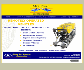 globalexplorerrov.com: Deep Sea Remotely Operated Vehicles - Global Explorer ROV - Underwater HD LEDs & Thrusters
Remotely Operated Vehicles, Global Explorer ROV, Underwater LED Lights, HD Cameras and Thrusters