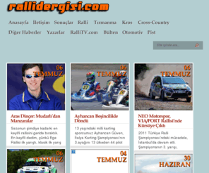 rallidergisi.com: RalliDergisi.com|Türkiyeden ve Dünyadan Motorsporları Haberleri
Türkiye'den ve Dünya'dan motorsporları ve otomotiv haberleri