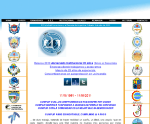 socorrismo.org.ar: Socorrismo.org.ar - Página Principal
Escuela Superior de Técnicas Socorristas y de Rescate. Capacitación en Emergencias Sanitarias, Primeros Auxilios. Director Pablo Covelli. Mar del Plata Argentina y Filiales en todo el País.