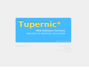 tupernic.com: Tupernic Web Software Services - California
