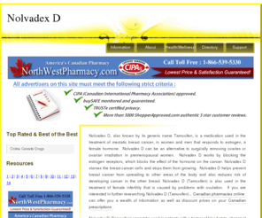 nolvadexddruginfo.com: Buy Nolvadex (Tamoxifen Citrate) Online
Buy Cheap Nolvadex (Tamoxifen Citrate) Online