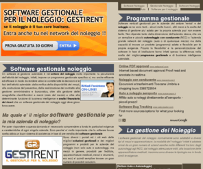 softwaregestionalenoleggio.net: Software Gestionale Noleggio
Trova il software gestionale per il noleggio piu' adatto alla tua azienda. Recensioni sui migliori programmi gestionali verticali per le aziende che operano nel settore del noleggio