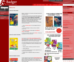 badger-publishing.co.uk: Badger - Publishing books for schools
Badger has been stocking bookshelves in schools for sixteen years. During that time our boxes have become more and more popular with teachers.