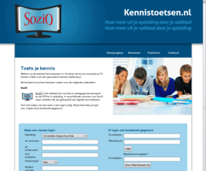 kennistoetsen.nl: Kennistoetsen.nl, toets je kennis
Online kennis toetsen via internet op kennistoetsen.nl