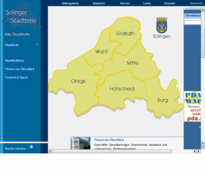 solinger-stadtteile.de: Solingen (NRW) - Solinger Stadtteile stellen sich vor! - Mitte, Gräfrath, Höhscheid, Burg, Ohligs, Wald (Solingen, NRW)
Solinger Stadtteile zeigen interessante Angebote! Solingen, NRW - Geschäfte, Dienstleister und Firmen, Stadtteilinfos, Gewinnspiele, Termine und vieles mehr!