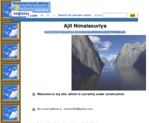 ajitnimalasuriya.com: Ajit Nimalasuriya
Enter a brief description of your site here