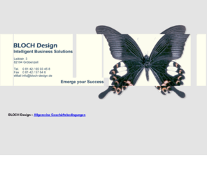 bloch-design.de: BLOCH Design - Intelligent Business Solutions
Intelligent Business Solutions - ASP / PHP / Perl / Datenbanken / Client-Server-Tools