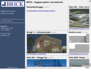 brick-prosjekter.com: BRICK PROSJEKTER
Startside for alle prosjekter