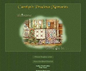 carolynspreciousmemories.com: ~*~Carolyns Precious Memories~*~
Carolyns Precious Memories index