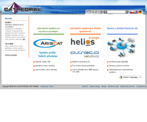 cathedral.cz: |  CATHEDRAL Software |
CATHEDRAL Software - Každému našemu zákazníkovi je poskytována široká škála dodatečných a nadstandardních služeb. Jsme schopni reagovat na jakýkoliv následný požadavek zákazníka okamžitým a spolehlivým servisem.