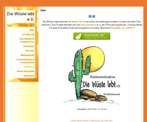 diewuestelebt.net: Die Wüste lebt e.V. - Start
